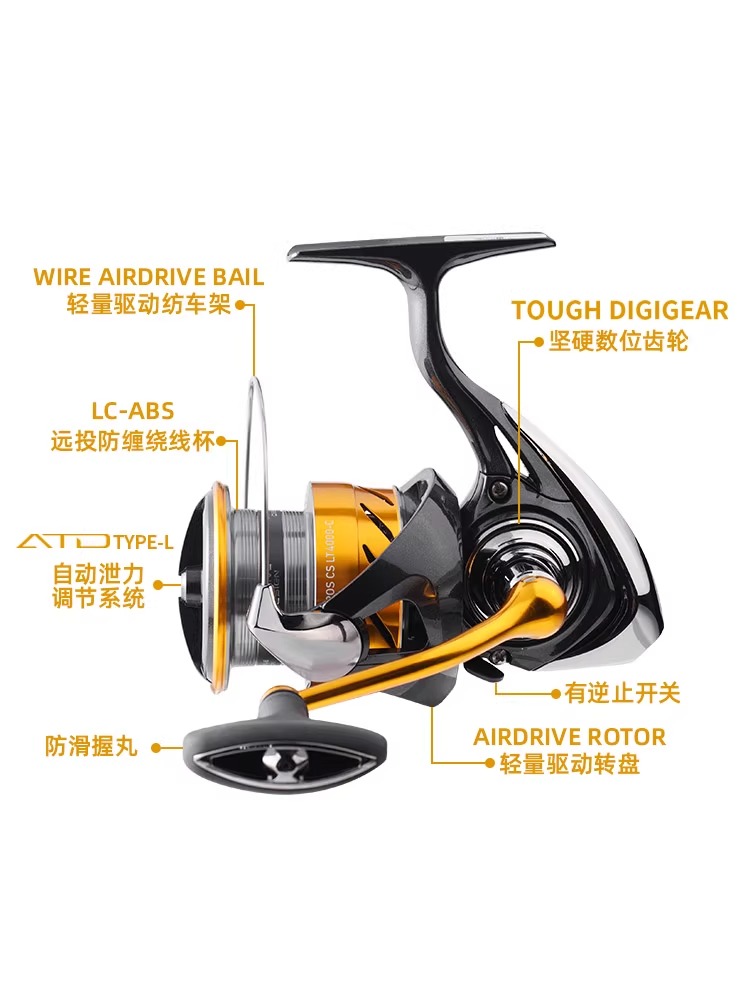 24 DAIWA REVROS CS LT Spinning - đánh giá và giá Daiwa Reel Bg